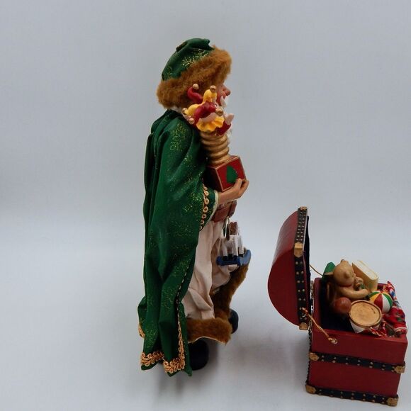 Possible Dreams Clothtique Holiday Treasures Santa Figurine Christmas Dept 56 - Picture 10 of 15